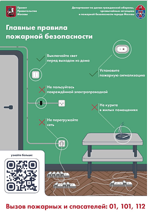 Департамент по делам гражданской обороны, чрезвычайным ситуациям и пожарной безопасности города Москвы рекомендует ознакомиться с видеороликами по технике противопожарной безопасности